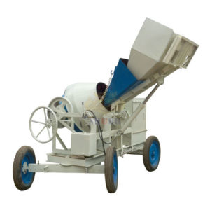 concrete mixer with inbuilt weighing system
