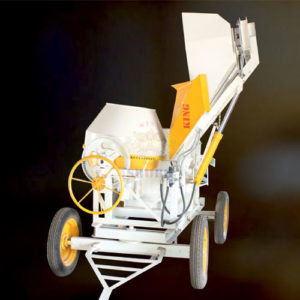 concrete mixer with inbuilt weighing system