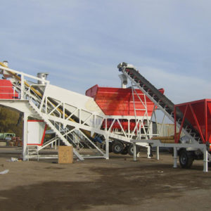 mobile concrete batching palnt